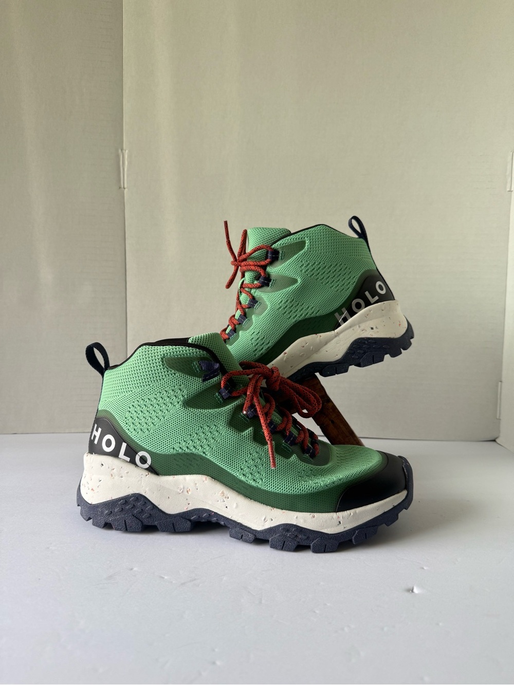 HOLO Footwear Troy Mid Hiking Boots Shoes Absinthe HM712348 Men’s Size 8 New